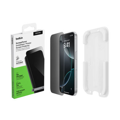 Захисне скло Belkin для iPhone Air, Privacy Screen Protector (1 Pack) (OVA212HQ) [111887]