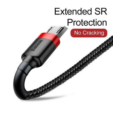 Кабель Baseus cafule Cable USB For Micro 2A 3m Red+Black (CAMKLF-H91) [806191]
