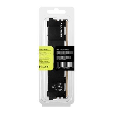 Модуль пам`ятi DDR4 8GB/3200 Prologix Black (PRO8GB3200B4) [606254]