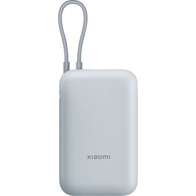 Зовнішній акумулятор Xiaomi Power Bank 10000mAh (Integrated Cable) Ice Blue GL (BHR9073GL) [806187]