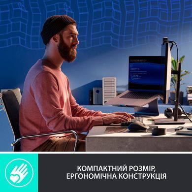 Клавiатура бездротова Logitech MX Mechanical Mini Bluetooth Illuminated Graphite (920-010782) [605965]