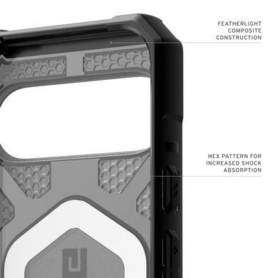 Чохол UAG для Google Pixel 10 Pro XL, Pathfinder Clear MagSafe, Ash (614470113140) [111629]