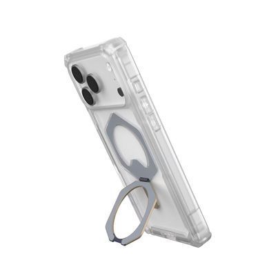 Чохол UAG для iPhone 17 Pro Max, Plasma XTE MagSafe, Clear/Titanium (114528114G36) [112694]