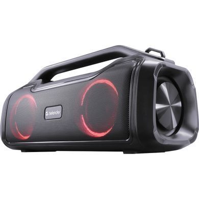 Акустична система 1.0 Defender Beatbox 50, 50W, Bluetooth/RGB/TF/TypeC/IPX5/PWB чорна (65950) [405269]