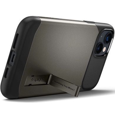 Чохол-накладка Spigen Slim Armor with MagFit для Apple iPhone 14 Gunmetal (ACS04685) [602868]