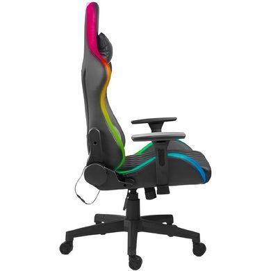 Крісло ігрове XTRIKE ME Advanced Gaming Chair, 50мм, RGB, чорно-червоне (GC-907) [401671]