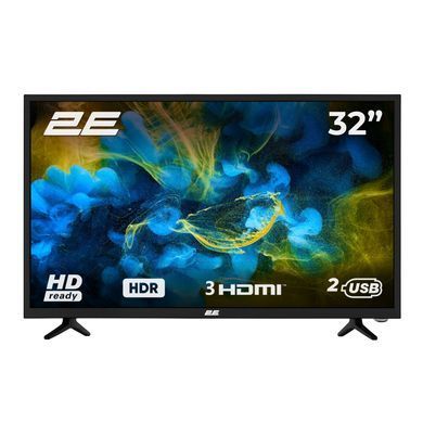 Телевізор 32" 2E LED HD 60Hz Black (2E-32D3) [102112]