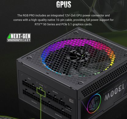 Блок живлення GAMEMAX (RGB PRO 1300P) [304283]