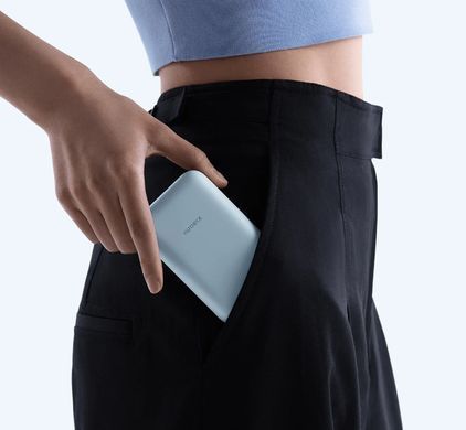Зовнішній акумулятор Xiaomi Power Bank 10000mAh (Integrated Cable) Ice Blue GL (BHR9073GL) [806187]