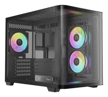 Корпус для комп'ютера IOTA C50 BK CURVE ARGB DIGITAL (I) OCYPUS (OTA-C50-BKD300CD-GL) [503683]