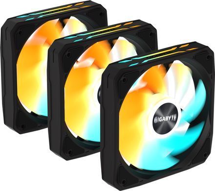 Вентилятор Gigabyte EZ Chain Fan 120 3-Pack Black (GP-GBT EZFAN1203) [615527]