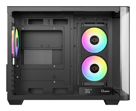 Корпус для комп'ютера IOTA C50 BK CURVE ARGB DIGITAL (I) OCYPUS (OTA-C50-BKD300CD-GL) [503683]