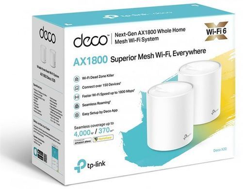 WiFi Mesh-система TP-Link Deco X20(2-pack) (DECO-X20-2-PACK) [609499]
