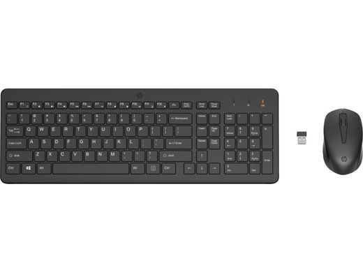 Комплект клавіатура та миша HP 330, WL, EN/UK, чорний (2V9E6AA) [103586]