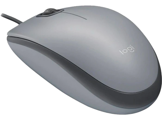 Миша Logitech M110 Silent-MID GRAY-USB-AKOYA (910-006760) [201952]