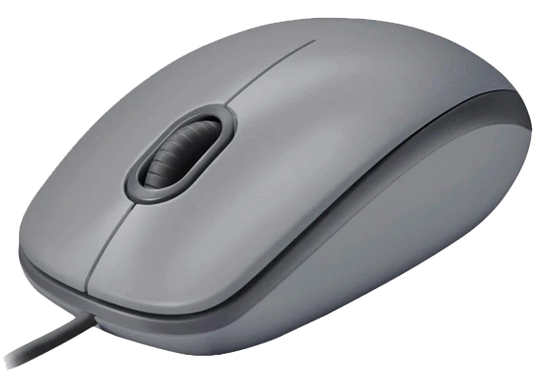 Миша Logitech M110 Silent-MID GRAY-USB-AKOYA (910-006760) [201952]