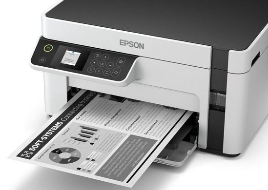 Багатофункційний пристрій А4 Epson M2120 Фабрика друку з WI-FI (C11CJ18404) [615980]