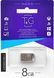Флеш-накопичувач USB 8GB T&G 105 Metal Series Silver (TG105-8G) [607167], фото 3