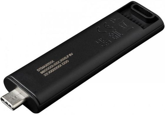 Флеш-накопичувач USB3.2 512GB Type-C Kingston DataTraveler Max Black (DTMAX/512GB) [607259]