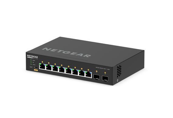 Комутатор NETGEAR M4250-8G2XF-PoE+ (GSM4210PX), 8xGE PoE, 2xSFP+, 220Вт, AV Line, Керований L2 (GSM4210PX-100EUS) [15176]