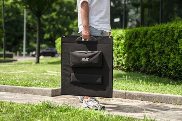 Комплект Портативна електростанція Segway CUBE 2000, 2584 Вт заг (R-Drive 4400 Вт), 2048 Вт/год, IPX3, BT, розширення ємності, швидка зарядка + портативна сонячна панель 400 Вт (AA.13.04.02.0007-SET400) [101214]