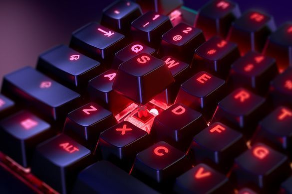 Клавіатура ігрова механічна SteelSeries Apex 7 (Red Switch) UA OLED Smart Display (64636) [401050]