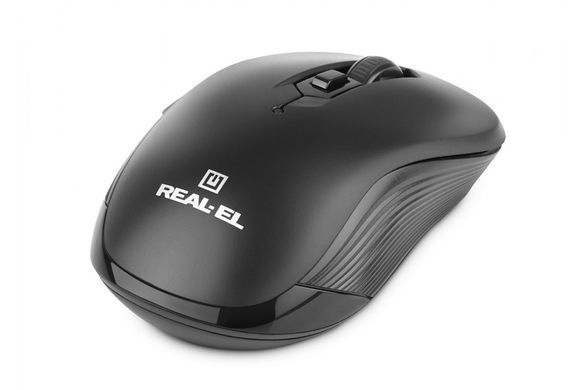 Миша бездротова REAL-EL RM-331W Black (EL123200044) [606716]