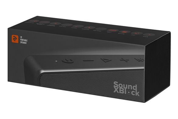 Портативна акустична система 2E SoundXBlock 20Вт, BT 5.3, MP3 TWS, IPX7, Чорний (2E-BSSXBWBK) [113719]