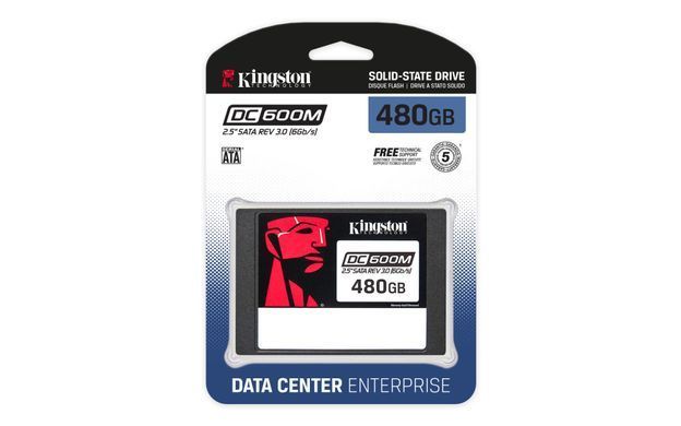 Накопичувач SSD Kingston 2.5" 480GB SATA DC600M (SEDC600M/480G) [109315]