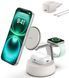 Зарядний пристрій бездротовий Belkin UltraCharge Pro 3-in-1 Magnetic Charging Dock 25Вт, Sand (WIZ040KQSD) [112183], фото 1