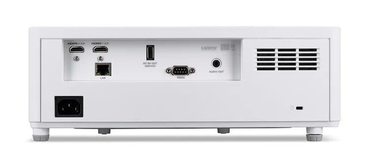 Проєктор Acer PL6820 UHD, 5500 lm, LASER, 1.2-2.04 (MR.JXK11.001) [105385]