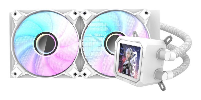 Система охолодження для комп&rsquo;ютерного процесора DARK FLASH DV240S білий (DV240S WHITE) [503237]