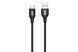 Кабель USB-A > USB-C заряджання/синхронізації 2E 1м, Type-C, Glow, чорний (2E-CCAC-BL) [111733], фото 2
