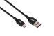 Кабель USB-A > USB-C заряджання/синхронізації 2E 1м, Type-C, Glow, чорний (2E-CCAC-BL) [111733], фото 3