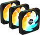 Вентилятор Gigabyte EZ Chain Fan 120 3-Pack Black (GP-GBT EZFAN1203) [615527], фото 5