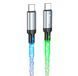 Кабель HOCO U112 Shine 60W charging data cable for Type-C to Type-C Gray (6931474788825) [804393], фото 1