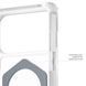 Чохол UAG для iPhone 17 Pro Max, Plasma XTE MagSafe, Clear/Titanium (114528114G36) [112694], фото 4