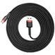 Кабель Baseus cafule Cable USB For Micro 2A 3m Red+Black (CAMKLF-H91) [806191], фото 3