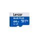 Карта пам&rsquo;яті MICRO SDXC 64GB UHS-I W/A LEXAR (LMSBLPL064G-BNANG) [502530], фото 1