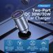 Автозарядка 2USB-A 30W QC3.0 Gray Mini Style Aluminium Alloy Type Vention (FFEH0) [402160], фото 5