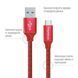 Кабель ColorWay USB - USB Type-C (M/M), 1 м, Red (CW-CBUC003-RD) [614608], фото 2