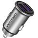 Автозарядка 2USB-A 30W QC3.0 Gray Mini Style Aluminium Alloy Type Vention (FFEH0) [402160], фото 1