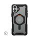 Чохол UAG для iPhone 16 Plus, Plasma XTE MagSafe, Black/Orange (114473114097) [108239], фото 5