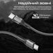 Кабель Promate USB Type-C - USB Type-C (M/M), 3A, 60W, 2 м, Black (ecoline-cc200.black) [604375], фото 3