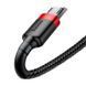 Кабель Baseus cafule Cable USB For Micro 2A 3m Red+Black (CAMKLF-H91) [806191], фото 5