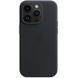 Чохол-накладка Apple Leather Case with MagSafe для Apple iPhone 14 Pro Midnight (MPPG3) [614829], фото 3