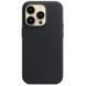 Чохол-накладка Apple Leather Case with MagSafe для Apple iPhone 14 Pro Midnight (MPPG3) [614829], фото 2