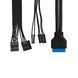 Корпус 2E Credo Plus V350BG без БЖ, 1xUSB3.0, 1х USB 2.0, 1xUSB Type-C, 3x120мм ARGB, VGA 350мм, LCS ready, контролер з пультом, TG Side Panel, mATX, чорний (2E-V350BG) [111681], фото 10