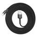 Кабель Baseus Cafule Cable USB For Lightning 1.5A 2m Gray+Black (CALKLF-CG1) [802304], фото 1