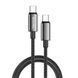 Кабель ColorWay USB Type-C - USB Type-C (M/M), zinc alloy braided, 5А, 2 м, Black (CW-CBPDCC099-BK) [619966], фото 3